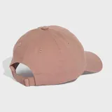 Gorra de sarga color marrón claro con logo Adidas bordado al tono en el frente.
