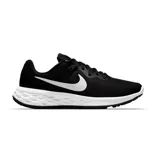 Championes Nike Revolution 6 Next Nature de hombre, color negro con detalles en blanco.