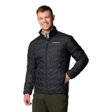 Campera puffer Columbia Delta Ridge II Down color rojo con diseño acolchado. Cuenta con tecnología termorreflectante Omni-Heat™, HeatSeal™ y Omni-Shield™.