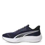 Championes de running Puma Pounce Lite color azul marino con detalles en blanco y negro.