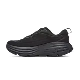 Championes de running Hoka Bondi 8 Wide, color negro.