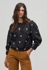 Blusa Candelaria en Algodón - Vilma Embroidery