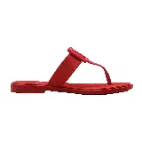Sandalia Azaleia Nicole Rast Fem, color rojo, con diseño minimalista y tira delantera.