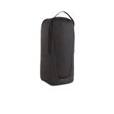Bolso Puma negro para guardar championes, con logo Puma Cat en blanco.