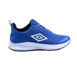 Championes de running Umbro Recovery, color azul con detalles en blanco y negro.