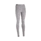 Calza larga de Topper color gris melange, de tiro alto y corte ajustado.