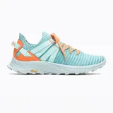 Championes deportivos Merrell Embark Lace, color celeste con detalles en naranja y suela Vibram EcoStep.