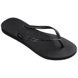 Ojotas Havaianas Slim color blanco con tiras finas.