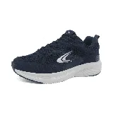 Championes deportivos Le Groupe, color negro con detalles en blanco y suela blanca.
