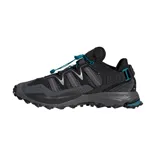 Championes Adidas Hyperturf Adventure color negro con detalles en gris y turquesa.