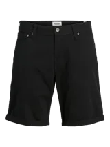 Short negro de Jack & Jones, corte clásico con dobladillo y cinco bolsillos.