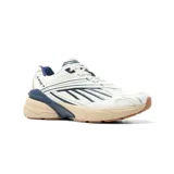 Championes deportivos Hi-Tec Vektor color blanco con detalles en azul y suela en color arena.