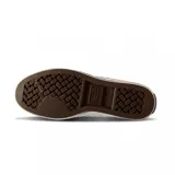 Zapatillas bajas de lona color marrón con logo en forma de estrella en el lateral.
