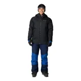 Campera Columbia Snowy Summit para hombre, con capucha ajustable y compatible con casco, cierre frontal con solapa, bolsillo en el pecho con cremallera, bolsillos para forfait y gafas, bolsillos con cremallera para las manos y dobladillo ajustable con cordón. Confeccionada con tecnología Omni-Tech™ impermeable y transpirable y forro termorreflectante Omni-Heat™.