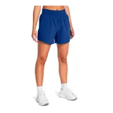 Short deportivo azul con cintura elástica y bolsillos laterales.
