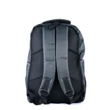 Mochila Umbro color gris con logo estampado en blanco.