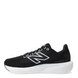 Championes New Balance 413 V3, color negro con detalles en blanco, ideales para running.