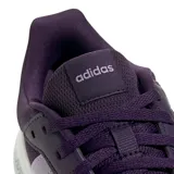 Championes Adidas Lite Racer 4.0 color violeta con detalles en lila y suela blanca.