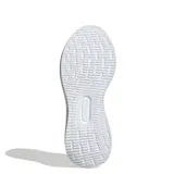 Championes Adidas Runfalcon 5 de running, color verde agua con detalles en amarillo limón y suela blanca.