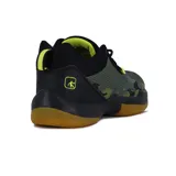 Championes de básquet And 1, color negro con detalles en verde y estampado camuflado.