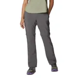 Pantalón largo convertible en short, color gris, con tecnología Omni-Shade de protección solar FPU 50, bolsillos laterales y traseros.