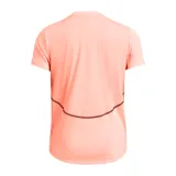 Remera deportiva negra de mujer con logo blanco en el pecho.