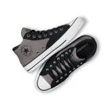 Zapatillas mid-top con detalles de gamuza y lona, diseñadas para invierno con amortiguación OrthoLite para mayor comodidad.