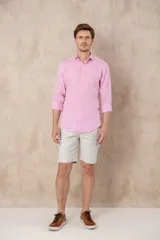 Camisa Lino Hudson Collar