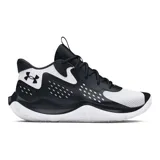 Championes de básquet Under Armour UA Jet 23, color blanco y negro, con entresuela Micro G para amortiguación.