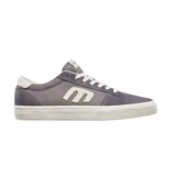 Championes Etnies Calli Vulc color gris con logo blanco y suela color crema.
