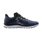 Championes de running 361° Kairos para hombre, color azul con detalles en negro y blanco.