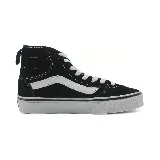 Zapatillas de caña alta Vans Ashwood Hi Decon, color negro con detalles en blanco. Confeccionadas en gamuza y lona, con cierre de cordones y suela de goma.