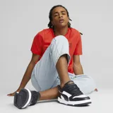 Championes Puma RBD Game Low blancos con detalles en negro.