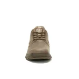 Zapato acordonado Caterpillar Threshold Low color marrón, de cuero, con forro de malla de nylon suave y transpirable, plantilla de espuma acolchada, entresuela de EVA y suela de goma duradera para tracción.