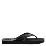 Sandalias Havaianas modelo City Basic, color verde con plantilla negra.