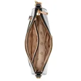 Cartera Guess modelo Daryna II, color negro, con correa de hombro y cierre superior con cremallera.