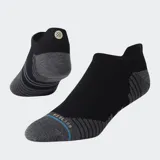 Medias deportivas Stance Run Light, color negro con detalles en gris y azul.