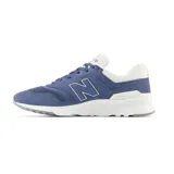 Championes urbanos New Balance modelo 997H, color azul con detalles en blanco, confeccionados en gamuza y malla, con logo "N" característico en los laterales y entresuela ENCAP.