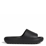 Sandalia Adidas Adilette Lumia unisex, color negro.