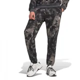 Pantalón largo de jogging Adidas Originals para hombre, con estampado tie-dye en tonos grises y negros, cintura elástica ajustable con cordón, bolsillos laterales y logo "Adidas Originals Mellow Sports Club" estampado en blanco en la pierna izquierda.