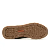 Zapatillas Merrell Alpine 83 para hombre, con capellada de gamuza y tela en tonos verde oliva, verde claro, beige y marrón. Cordones y forro de microfibra reciclados.
