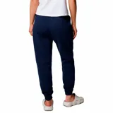 Pantalón de jogging azul marino con cintura elástica y cordón ajustable.