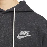 Canguro Nike Sportswear de hombre, color amarillo, confeccionado en tejido Fleece cepillado suave. Presenta capucha con cordón ajustable, bolsillo tipo canguro y logo bordado en el pecho.