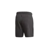 Short deportivo Adidas color gris oscuro, de corte clásico, con cintura elástica ajustable con cordón y bolsillos laterales.