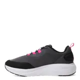 Championes urbanos Topper grises con detalles en negro y fucsia, capellada de mesh y suela blanca.