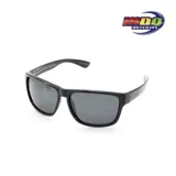 Lentes de sol de acetato color negro, con diseño moderno y lentes oscuras.