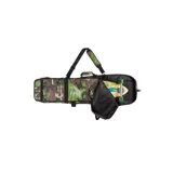 Bolso de viaje camuflado para transportar skates, convertible en mochila.