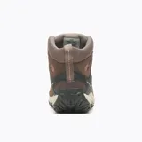 Botas de trekking Merrell Crosslander 3 Mid WP para mujer, color marrón con detalles en negro y rosa. Fabricadas con membrana impermeable y transpirable, capellada de malla, puntera reforzada, plantilla de espuma EVA reciclada y suela de goma adherente.