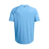 Remera deportiva Under Armour Tech 2.0 de hombre, color gris jaspeado con logo negro en el pecho.