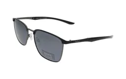 Lentes de sol metálicos con diseño moderno y lentes oscuros.